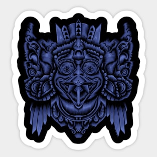 Balinese Mask Sticker